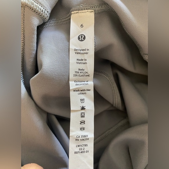 Lululemon SenseKnit Running / Cycling One-Piece Size 6 - Picture 15 of 15